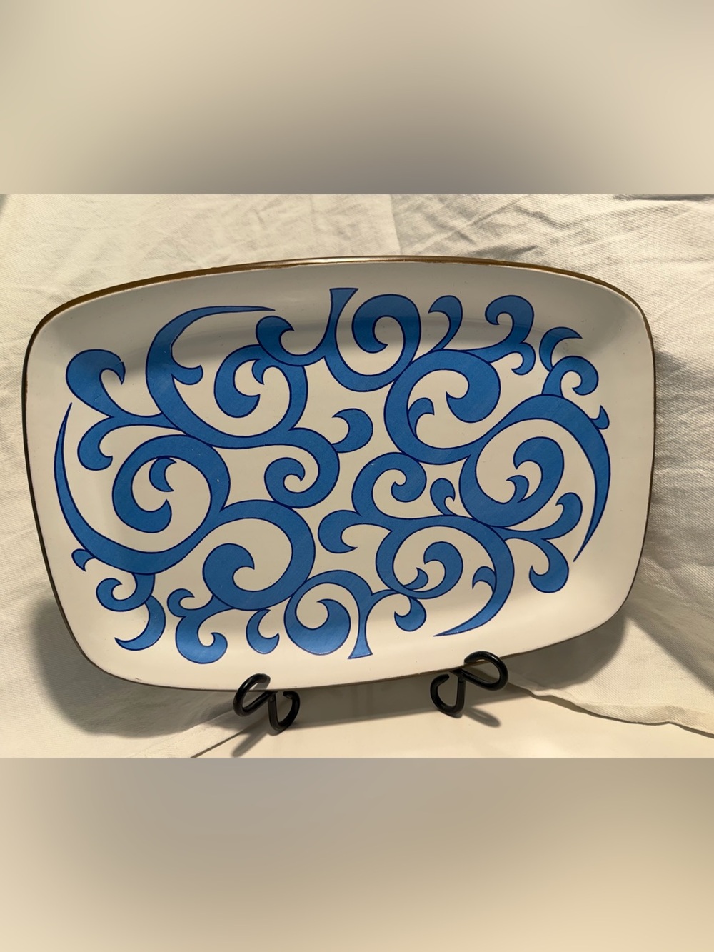 VTG Mikasa Mexicans MCM 70s Nutmeg Serving Plate